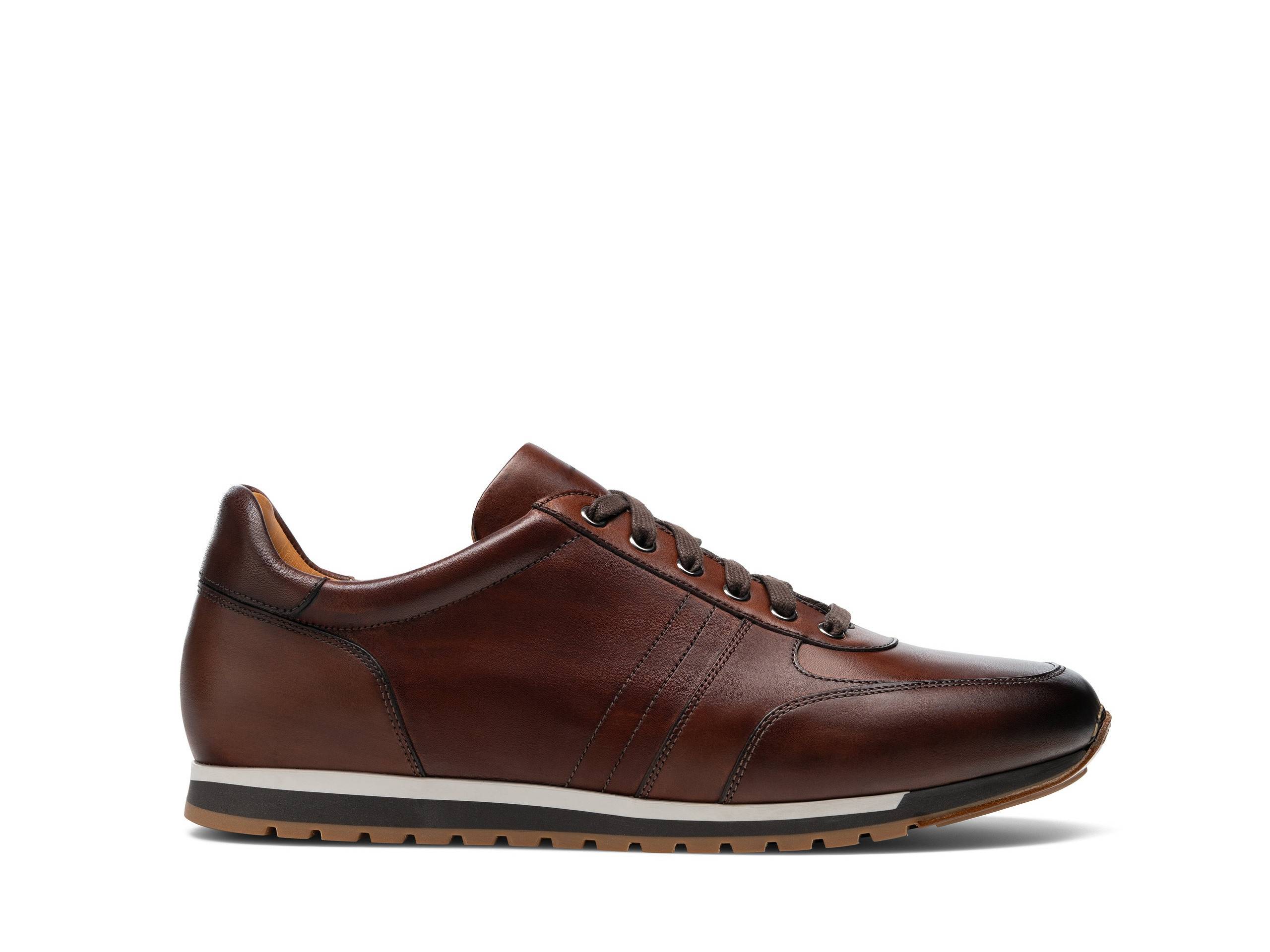 GLIDE 330 | BROWN LEATHER SNEAKER