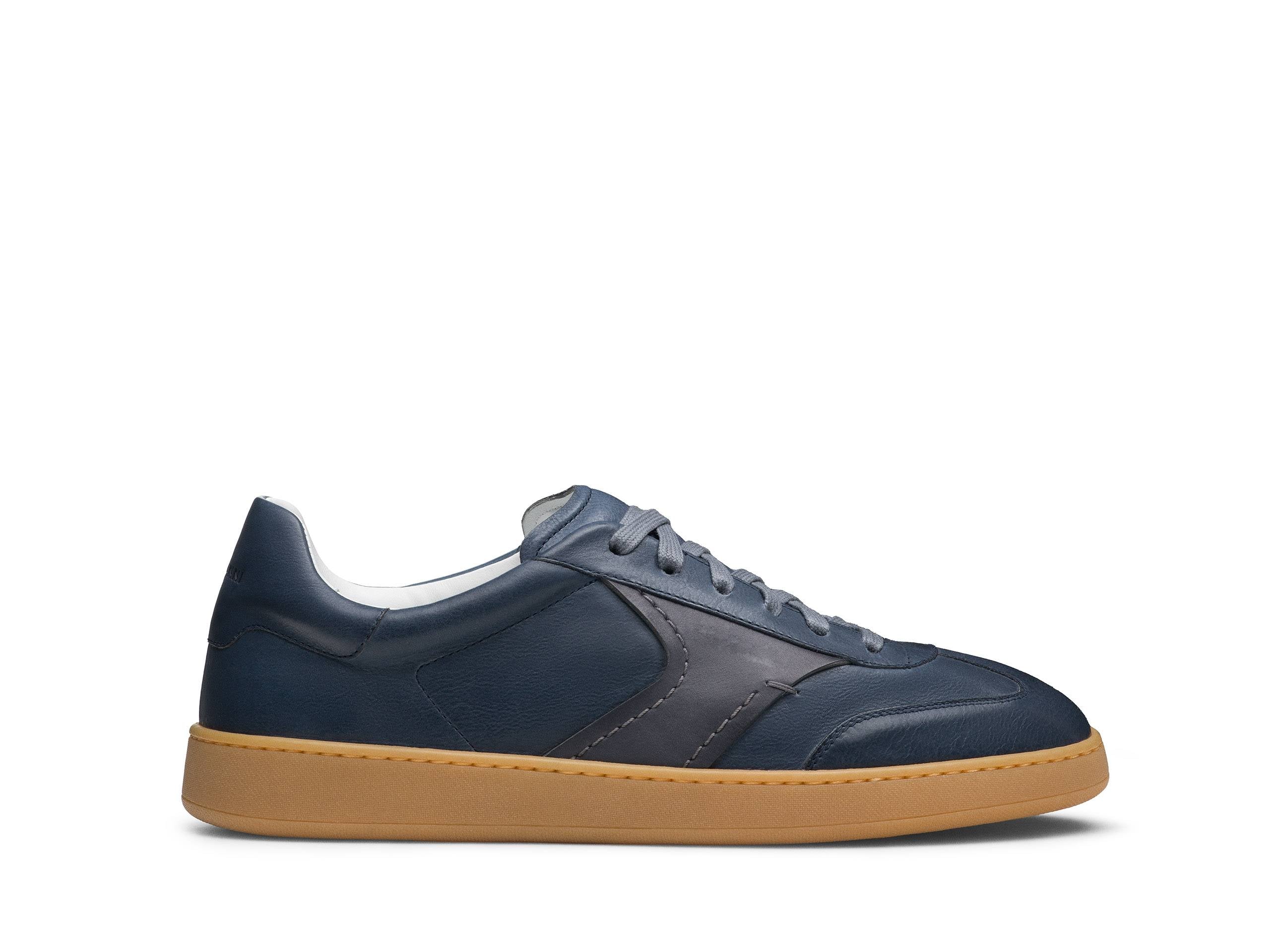 Torque | Blue Leather sneakers