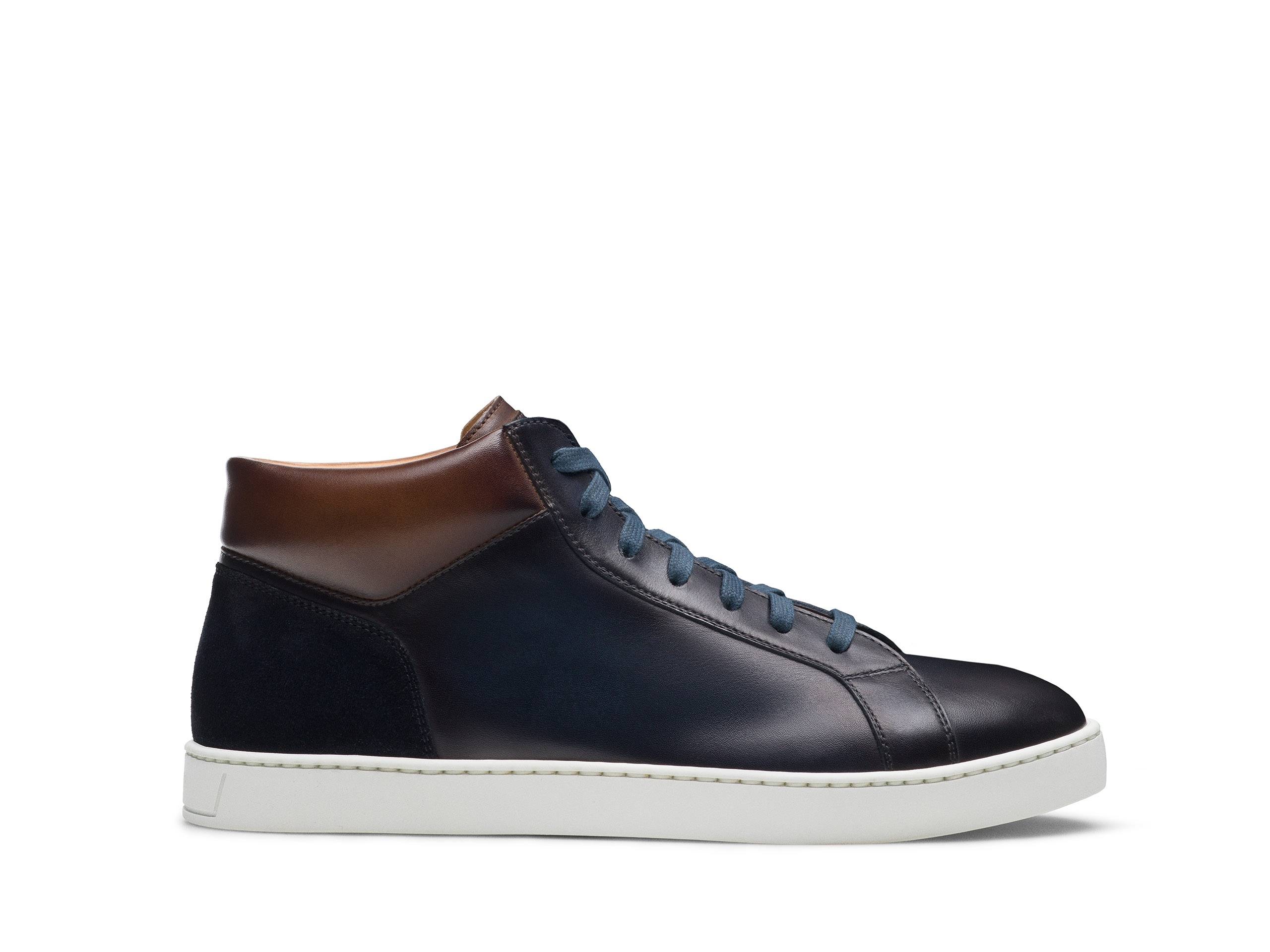 Richard - PURPLE & BROWN LEATHER SNEAKERS