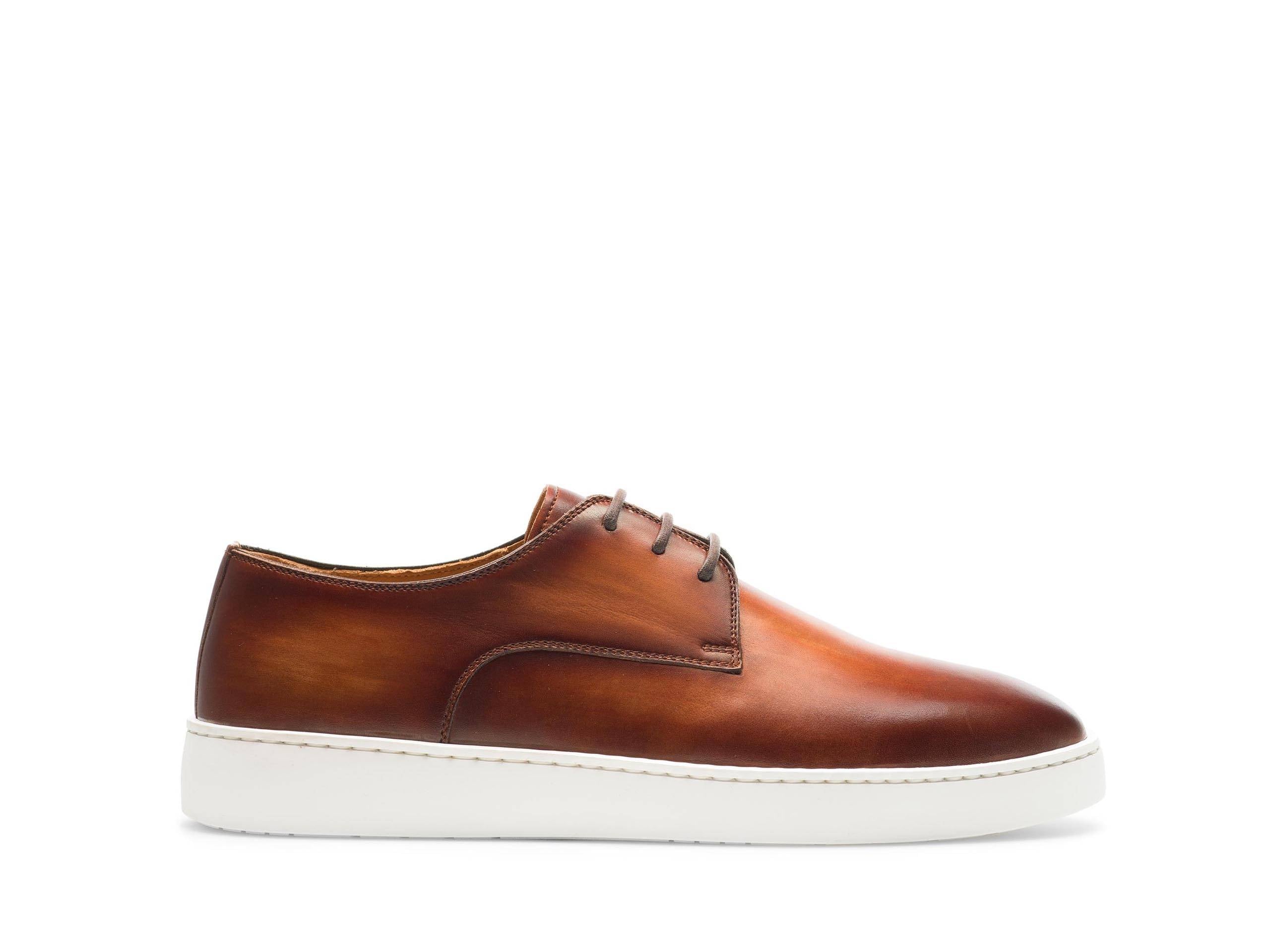 COMO-08 - MATTE TAN LEATHER SNEAKERS