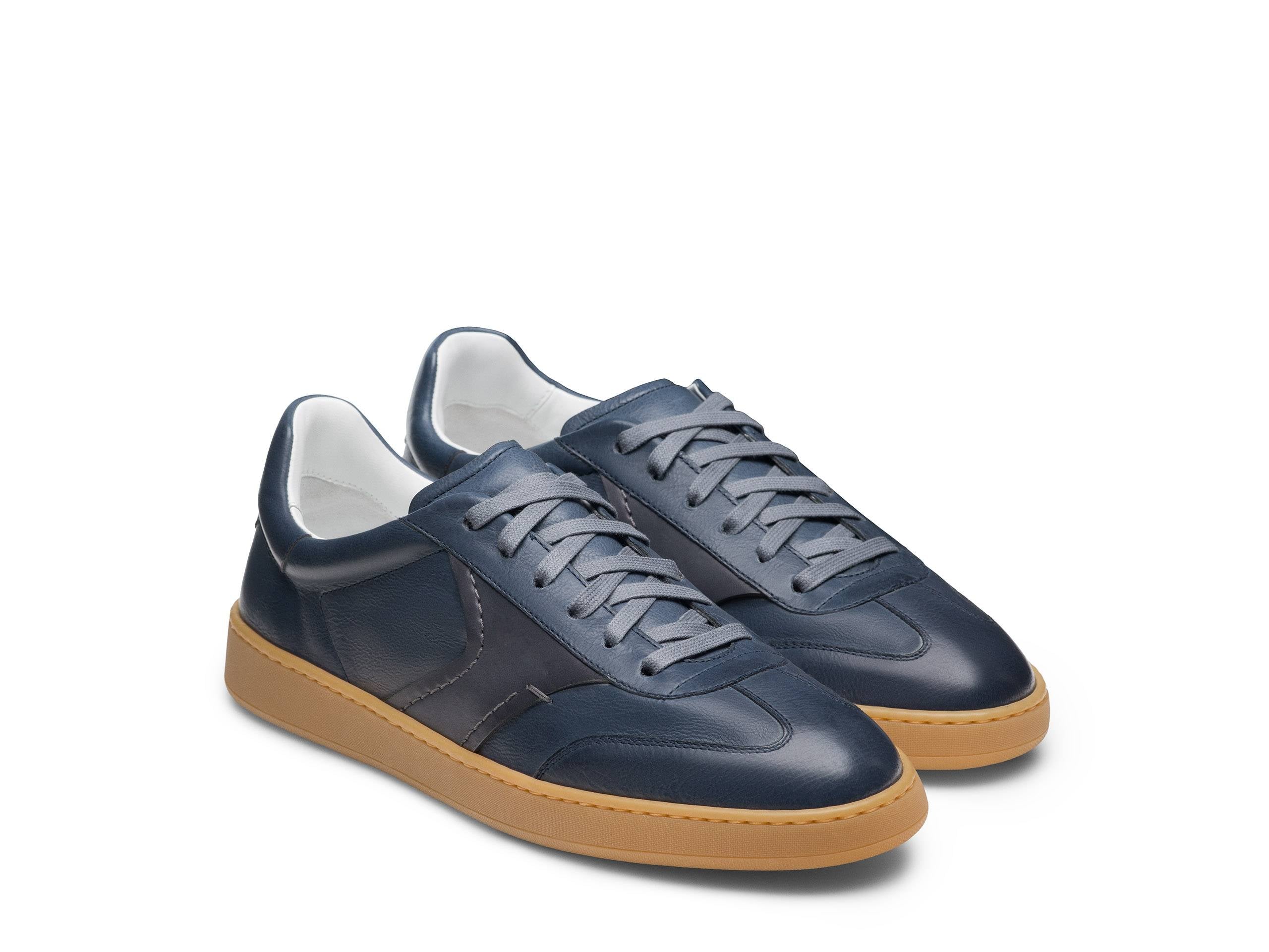 Torque | Blue Leather sneakers