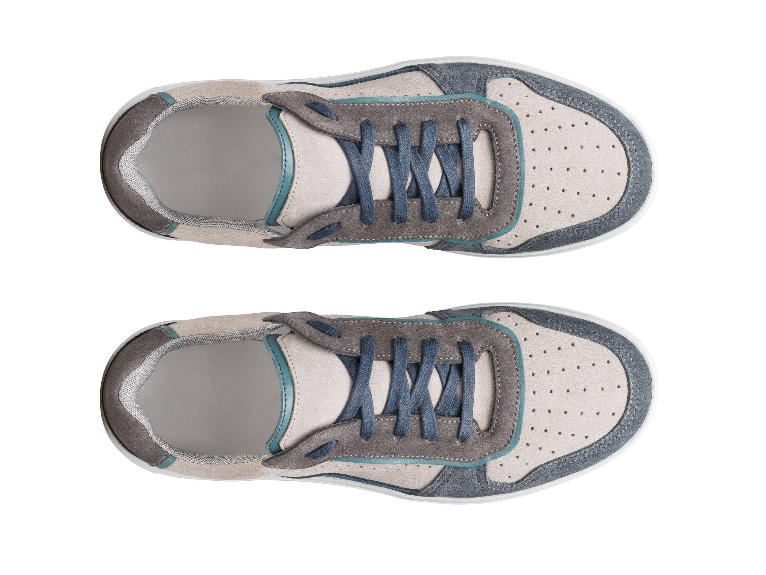 MANTOVA-23 - COLORFUL SUEDE LEATHER SNEAKERS