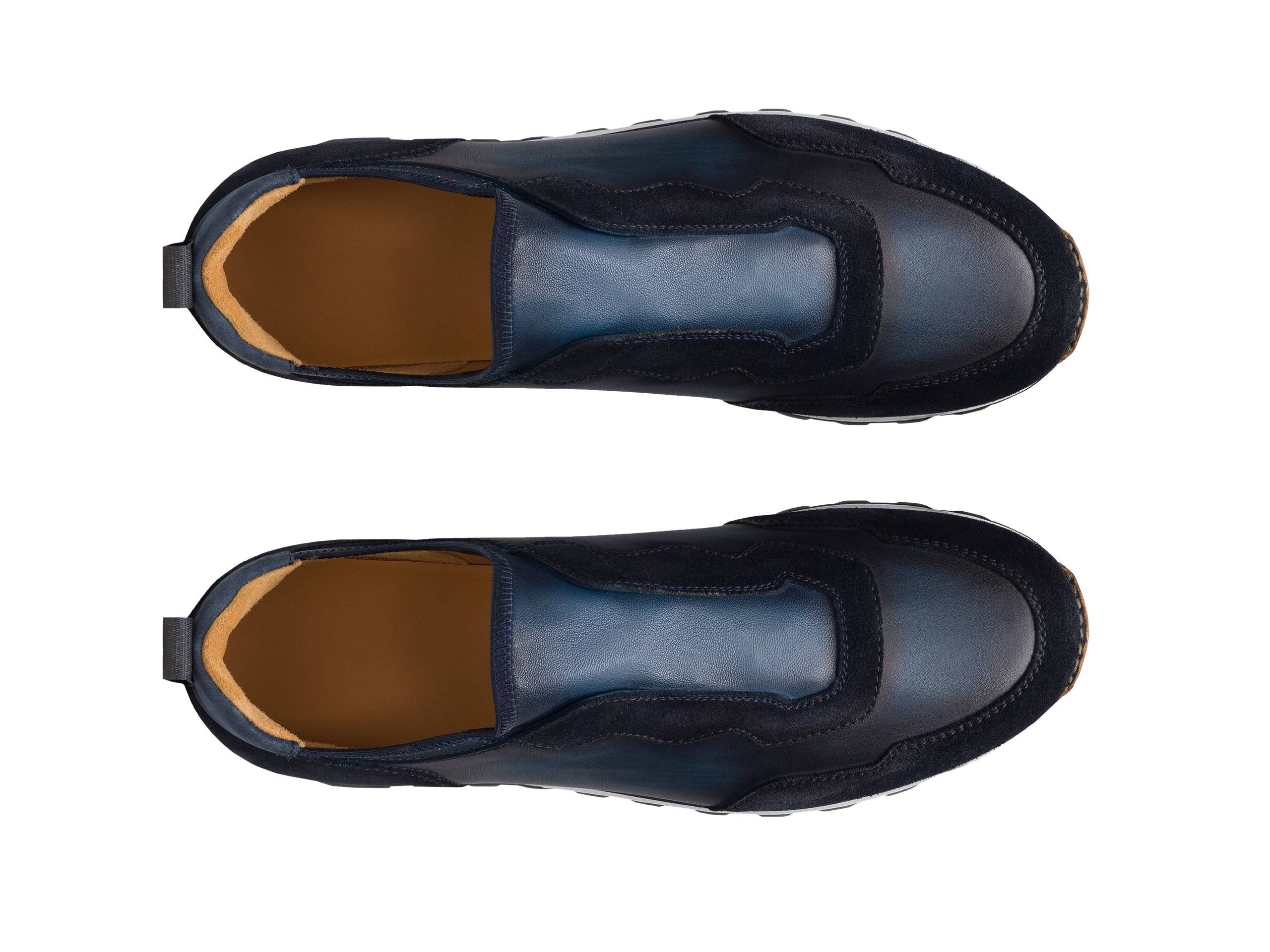 Gregory - BLUE WITHOUT LACE SUEDE LEATHER SNEAKERS