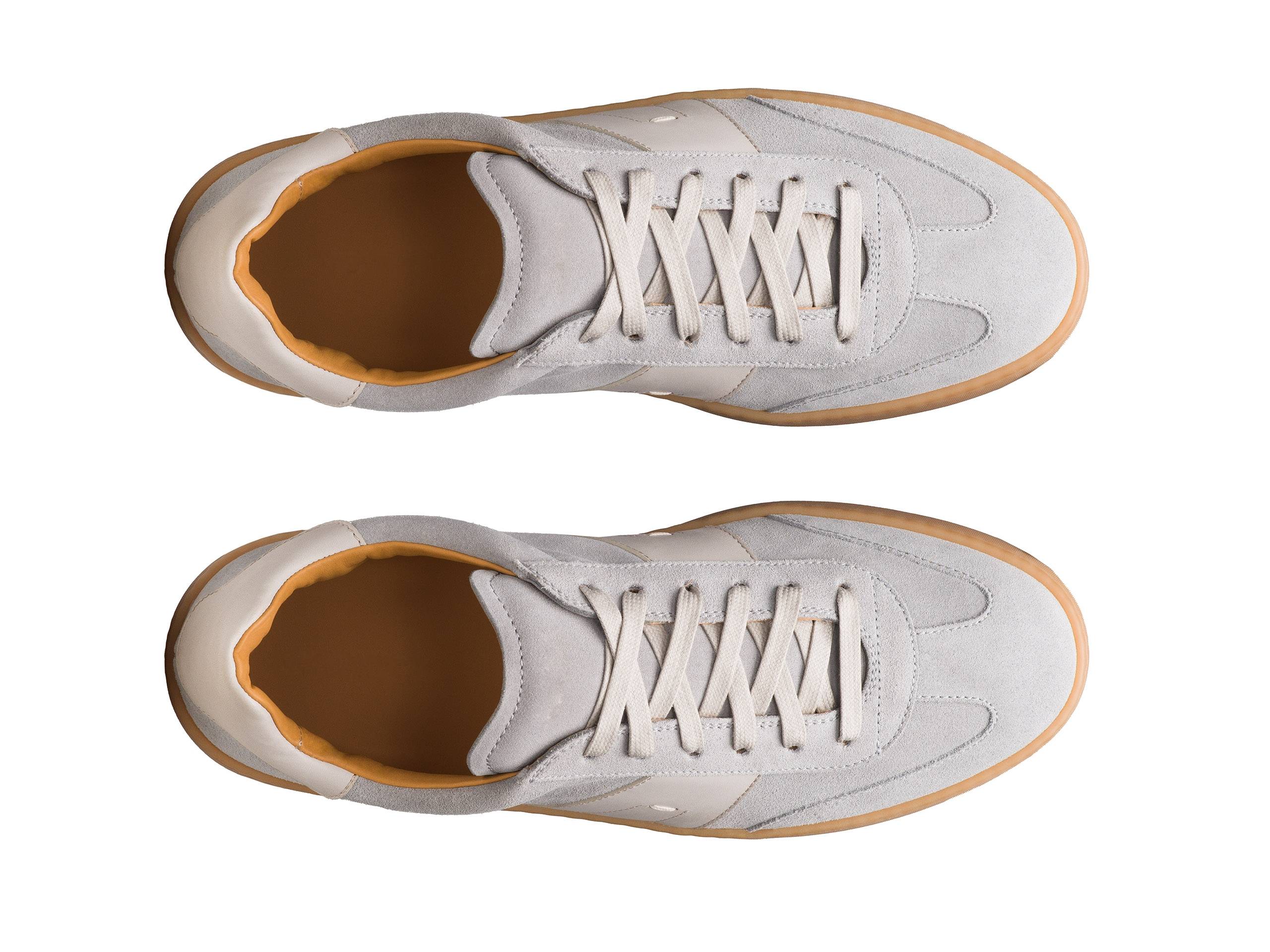 FIRENZE-X - PESTAL GREY SUEDE LEATHER SNEAKERS