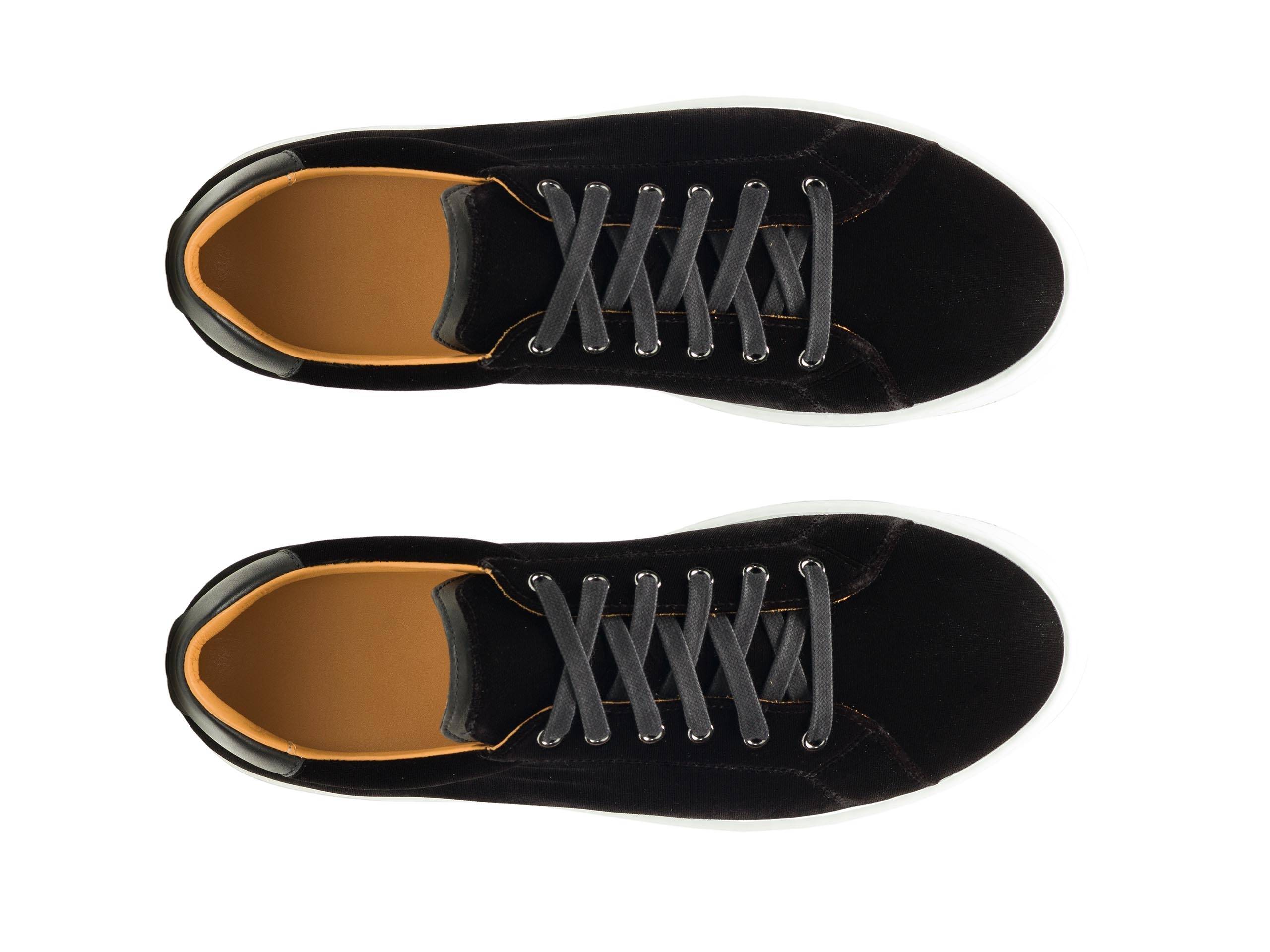 Steven - Z BLACK SUEDE LEATHER SNEAKERS