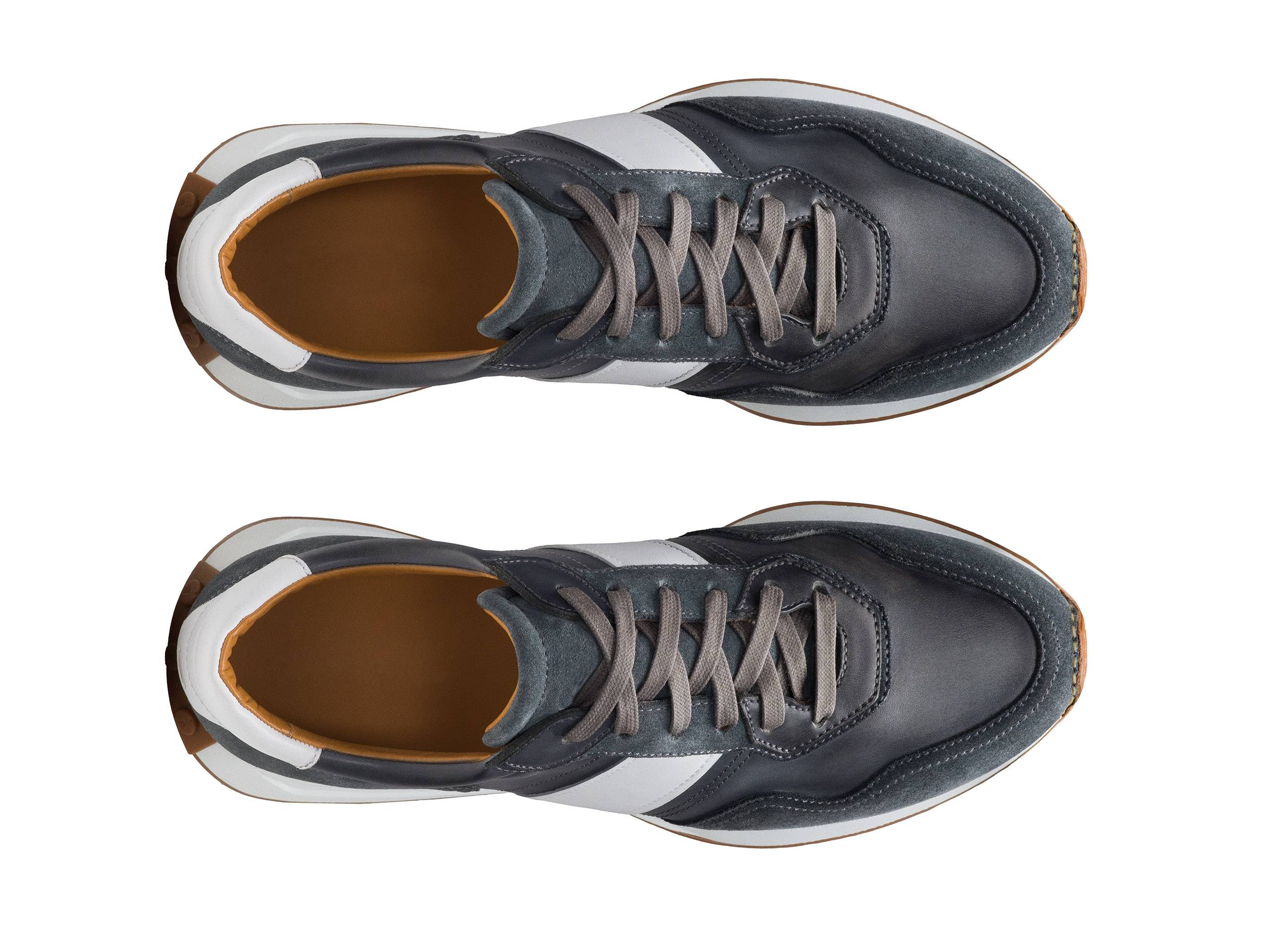 David - BLUE SUEDE LEATHER SNEAKERS