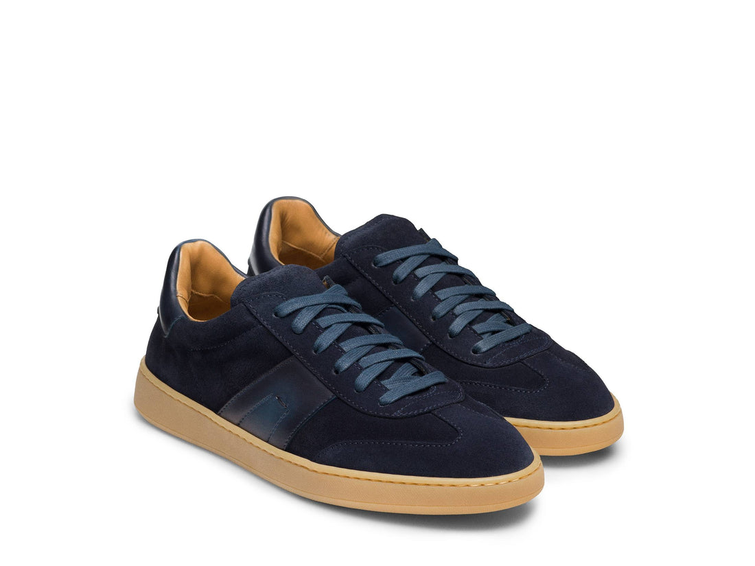 TORINO-PRIME - DARK PURPLE SHADE SUEDE LEATHER SNEAKERS