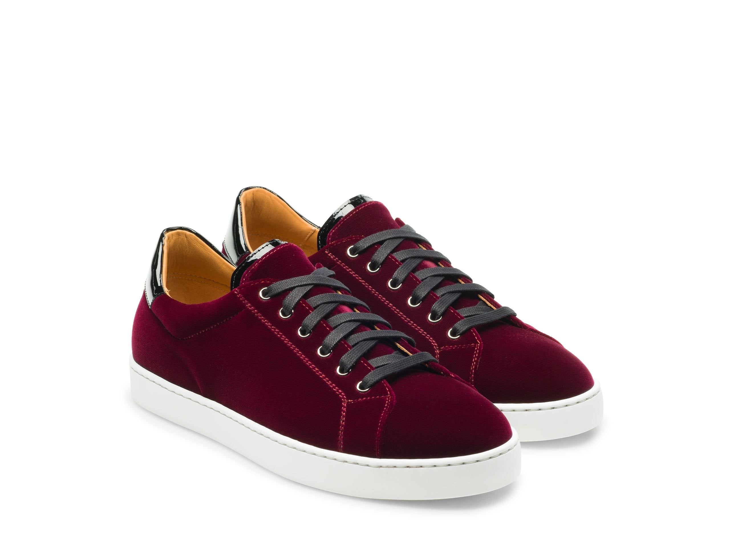 Jack - CHERRY SUEDE LEATHER SNEAKERS