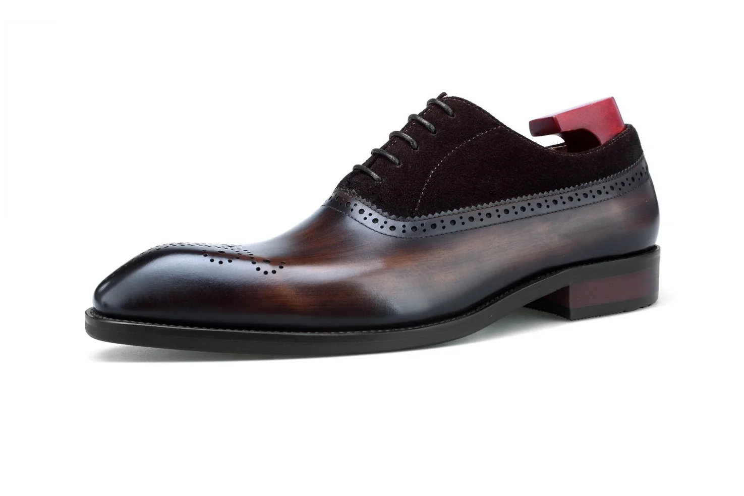 SAM | BROWN LEATHER LACE UPS
