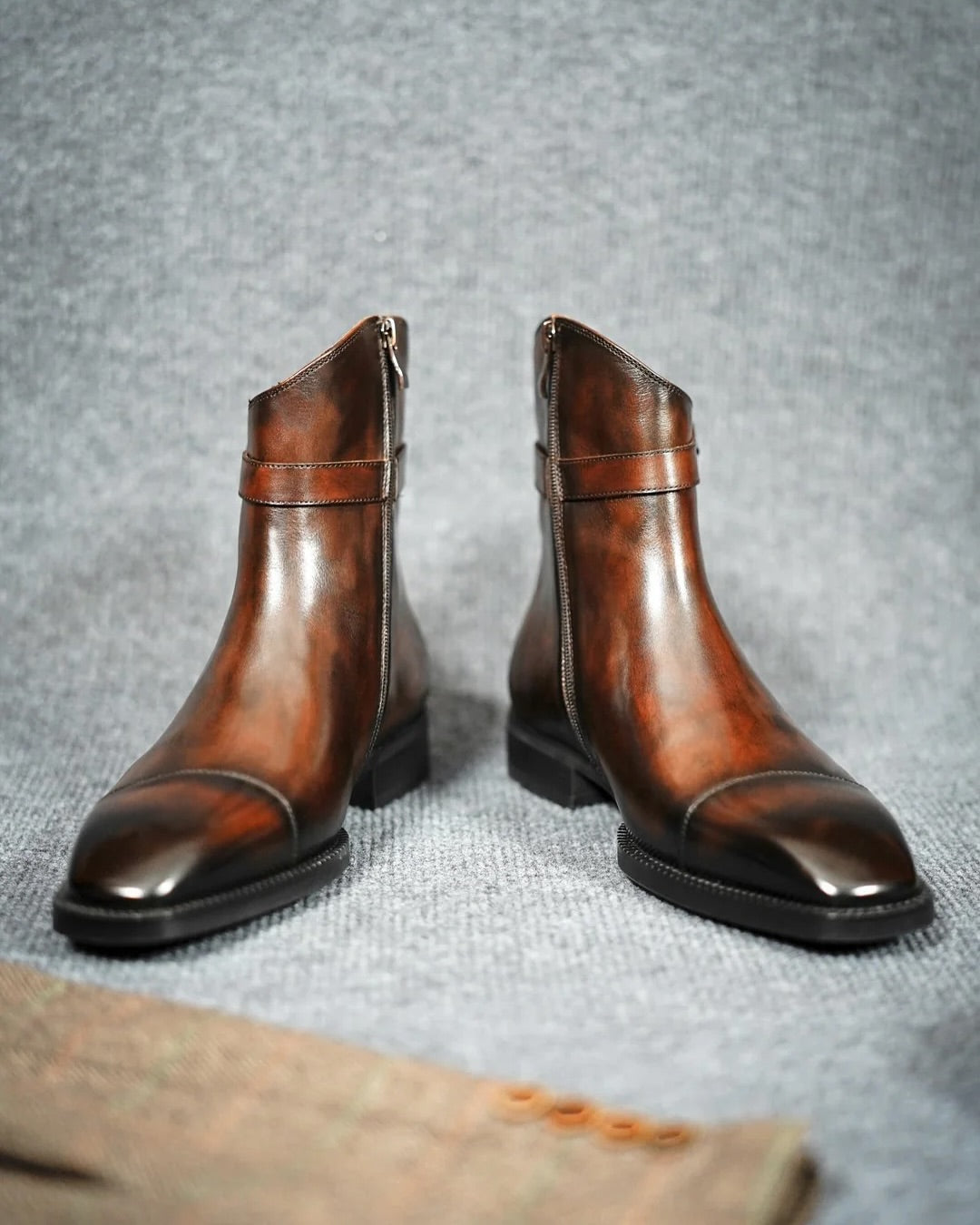 RAVEN | BROWN LEATHER BOOTS
