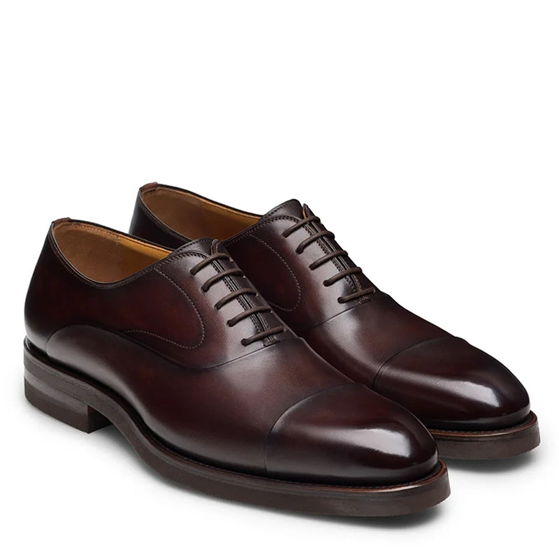 OSLO | DARK BROWN LEATHER LACEUPS