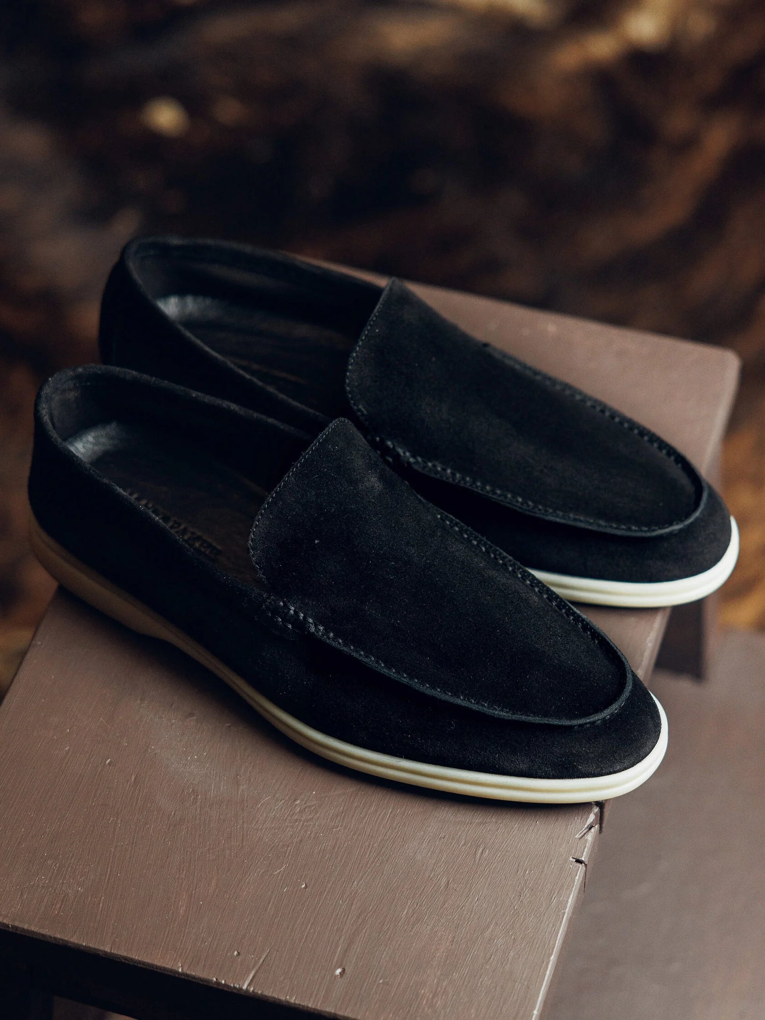 BLACK SUEDE LOAFERS  | PATINA SUEDE