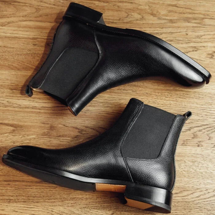 CHELSEA BOOTS BLACK | PATINA FINISH