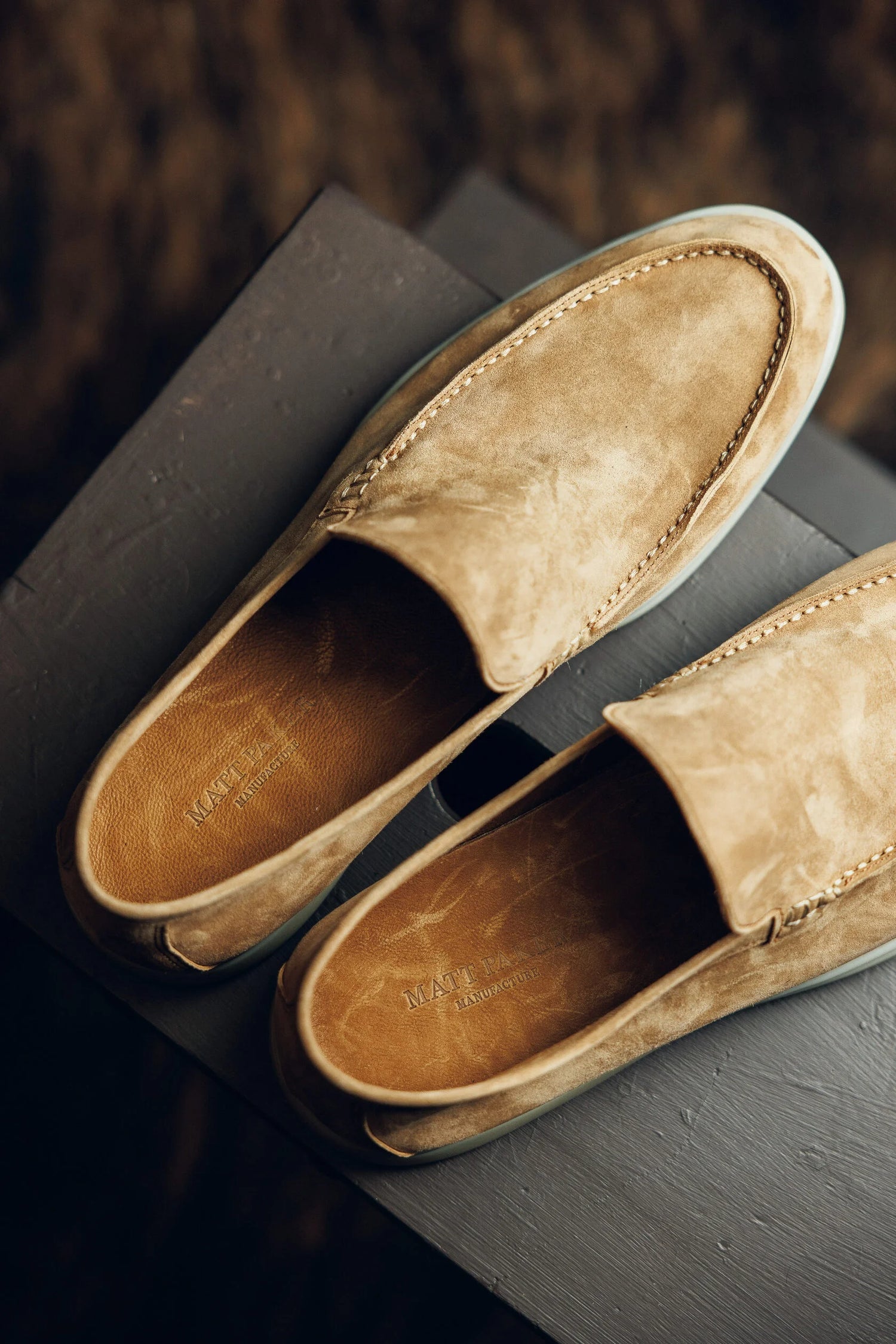 BEIGE LOAFERS SOFT | PATINA SUEDE