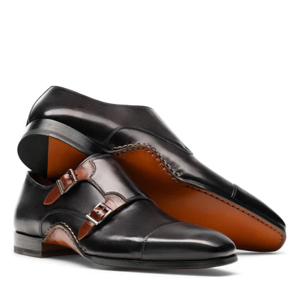 FAZE | BLACK DOUBLE MONKSTRAP