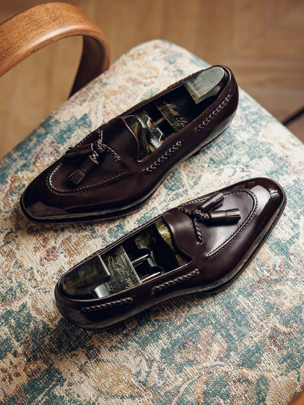 ED101 | BROWN TASSEL LOAFERS