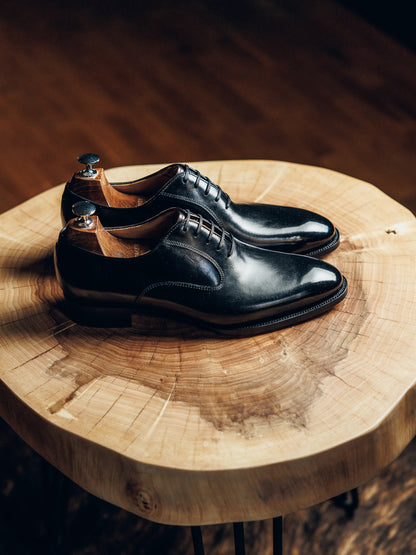 ED133 | BLACK PATINA OXFORDS