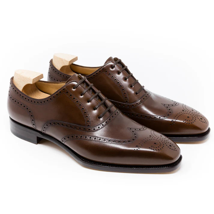 BROGUE OXFORDS IV | LIGHT BROWN SMOOTH LEATHER