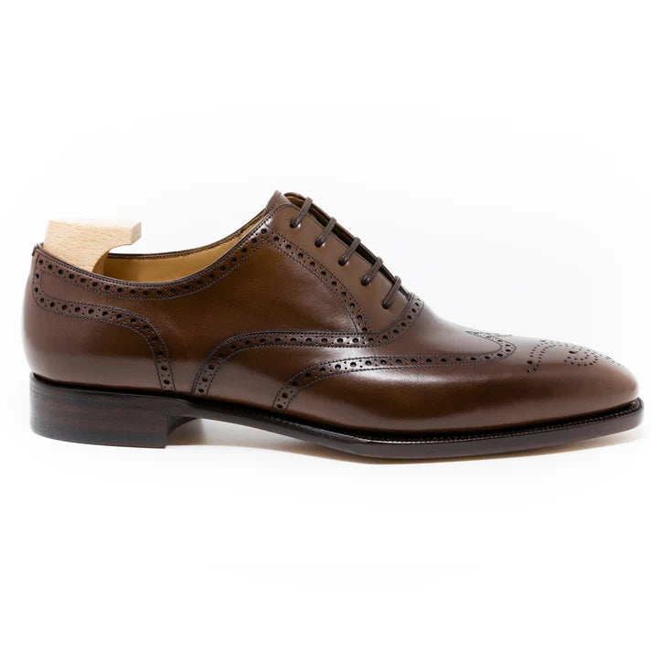 BROGUE OXFORDS IV | LIGHT BROWN SMOOTH LEATHER