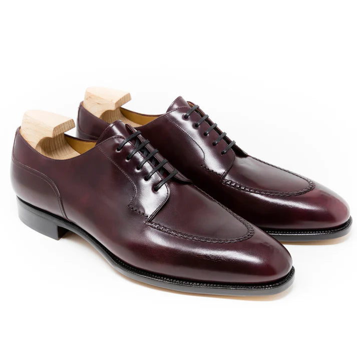 BRUNO | RED BURGUNDY LEATHER DERBY