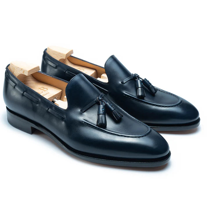 PAUL | NAVY BLUE TASSEL LOAFERS