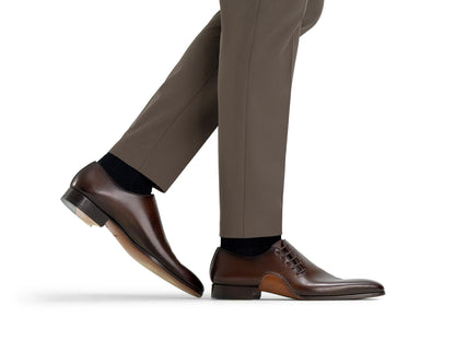 DAVID | BROWN SIDE LACE OXFORD