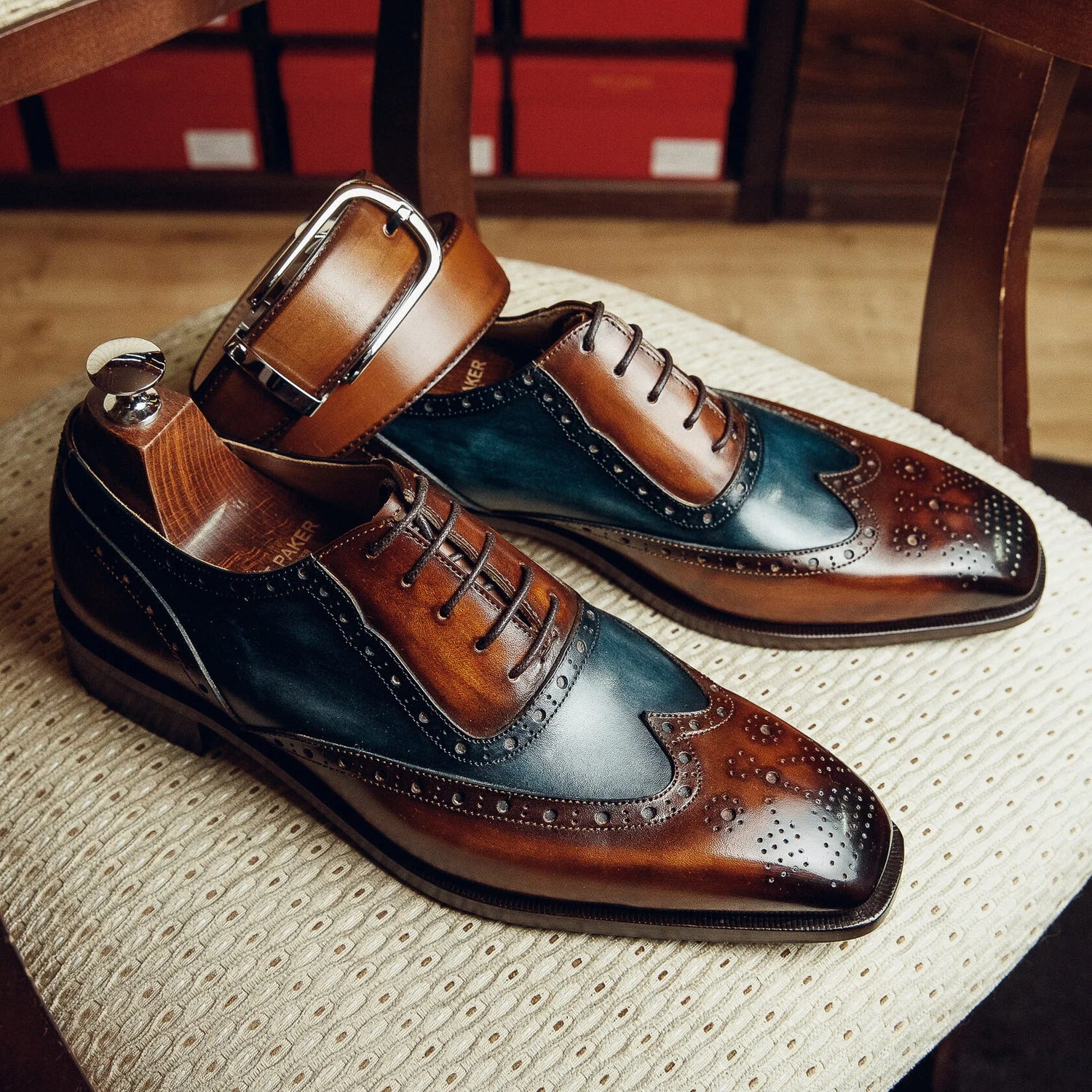 COMBINED BROWN OXFORDS | PATINA FINISH