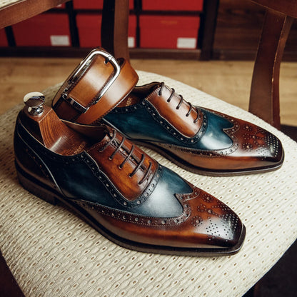 COMBINED BROWN OXFORDS | PATINA FINISH