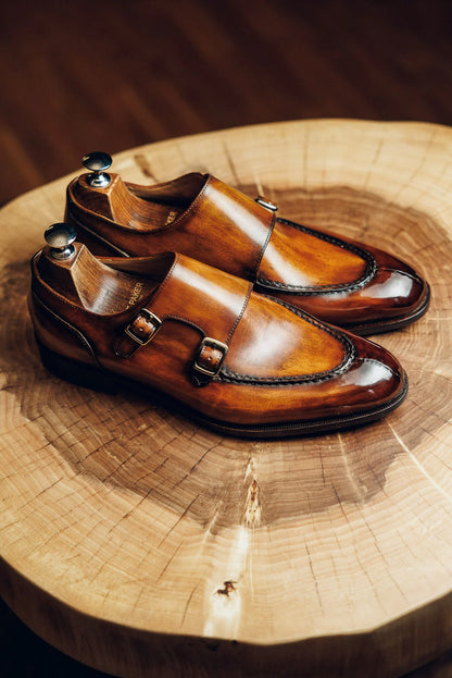 ED149 | TAN SPLIT TOE MONK