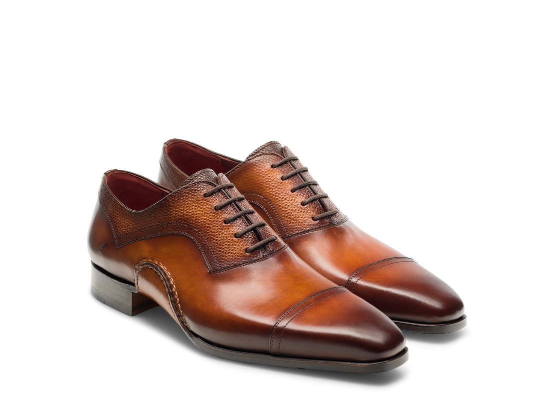 CHIVAS | BROWN HAND-PAINTED LACE UPS