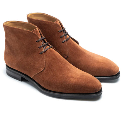 CHUKKA BOOTS TAN SUEDE LEATHER