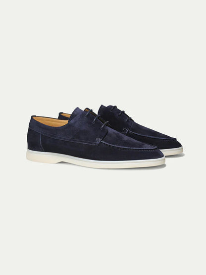 BOAT SHOES | NAVY BLUE SUEDE
