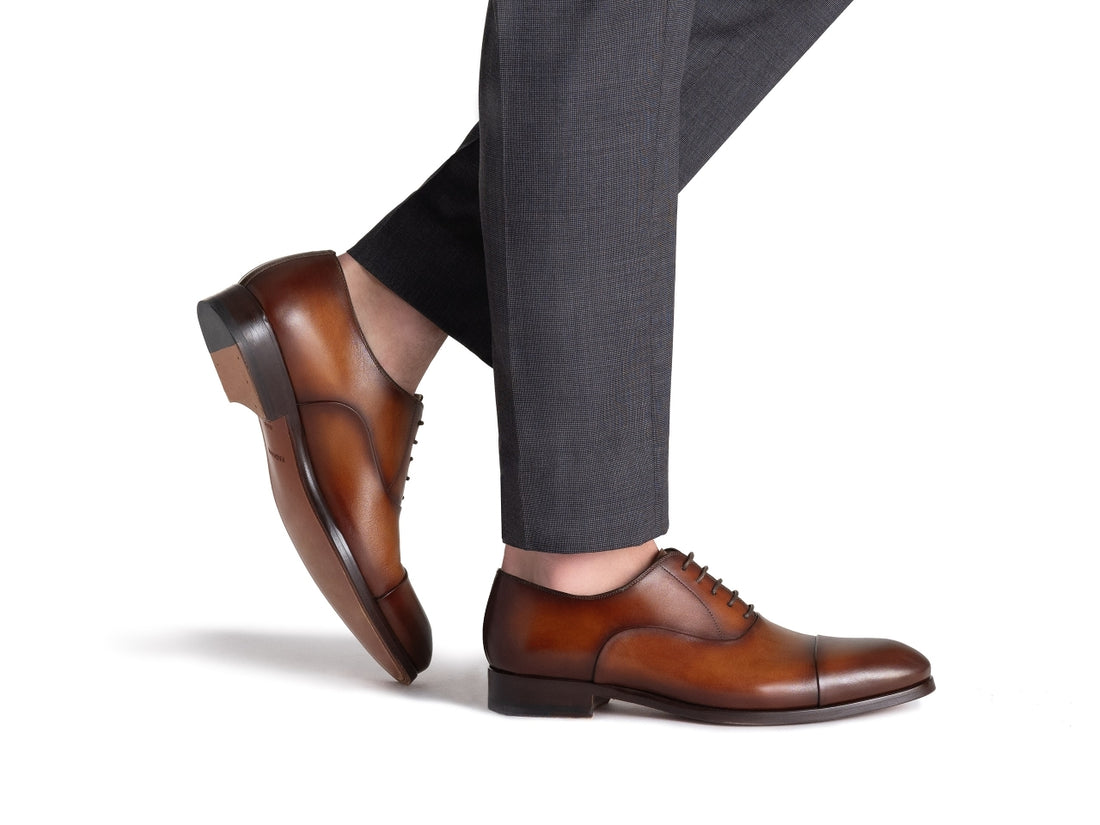 NEXUS | BROWN LEATHER OXFORDS