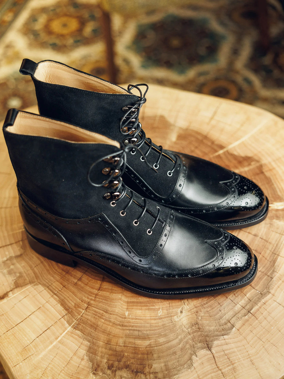 ED193 | BLACK BROGUE BALMORAL