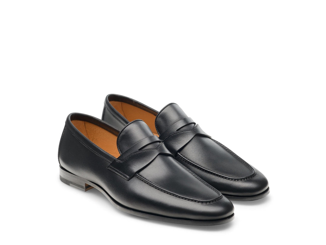 STEVE | BLACK SLEEK LOAFERS