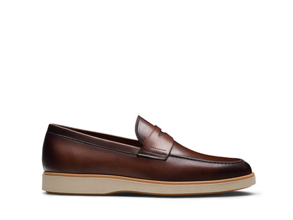 COFFEE BROWN HYBRID PENNY LOAFERS