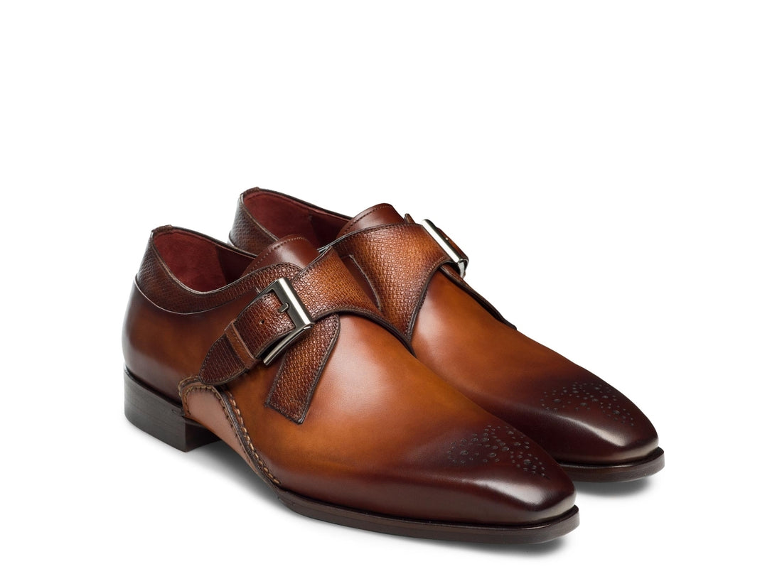 JADE II | TAN LEATHER MONKSTRAP