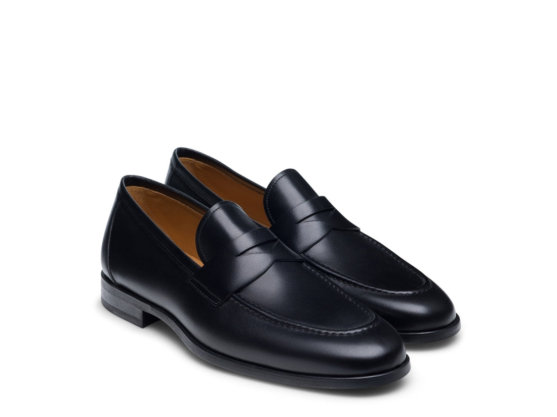 PENNY LOAFER - BLACK SMOOTH LEATHER