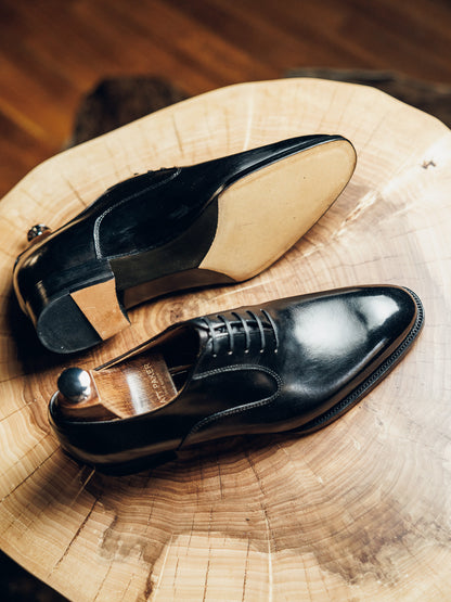 ED133 | BLACK PATINA OXFORDS
