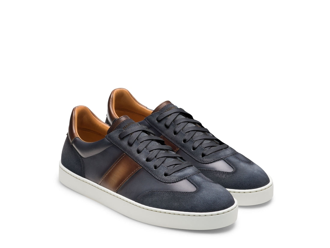 Nexa 500 | NAVY SUEDE MIX SNEAKER