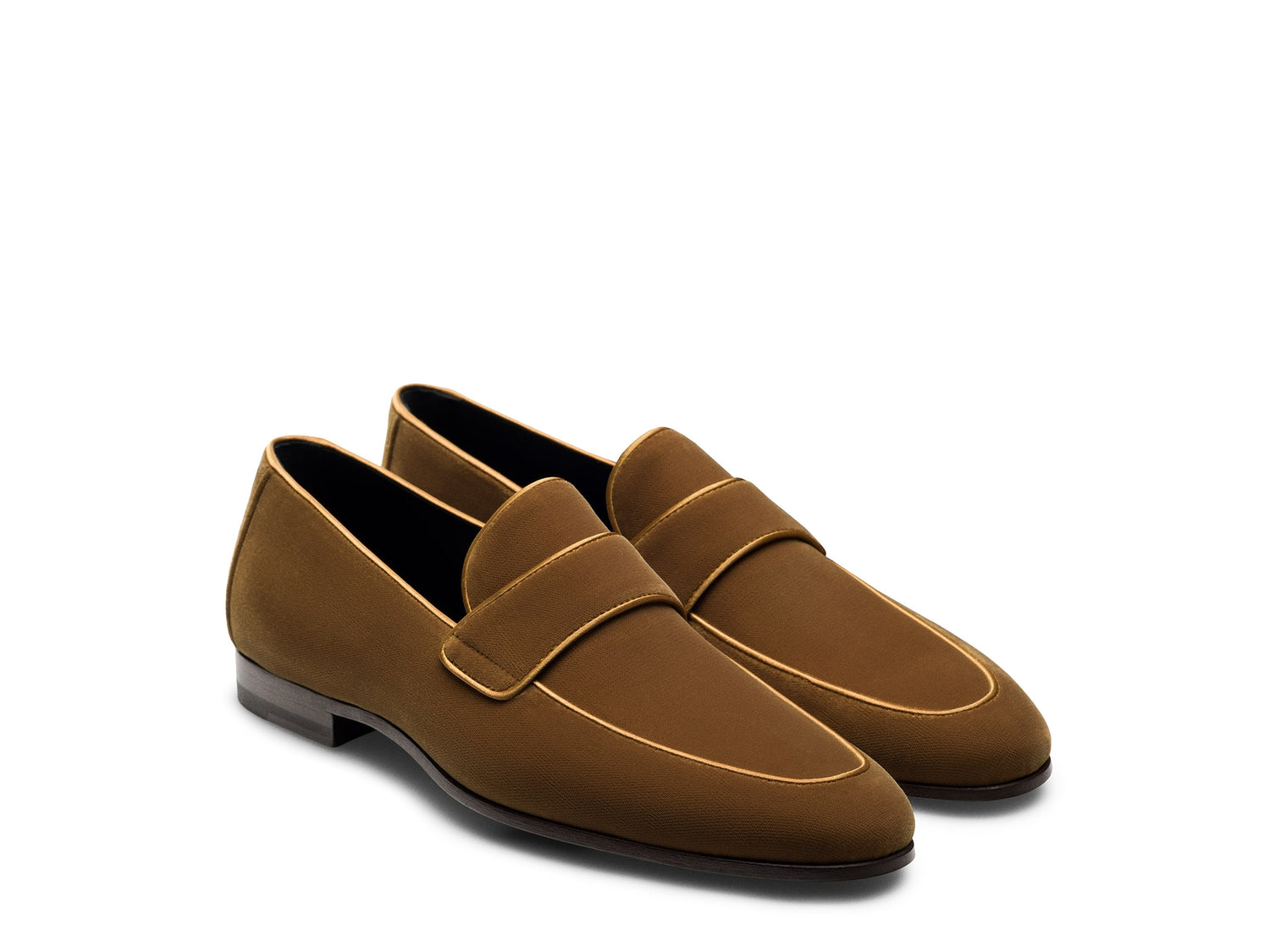 CASPER | GOLD VELVET LOAFERS