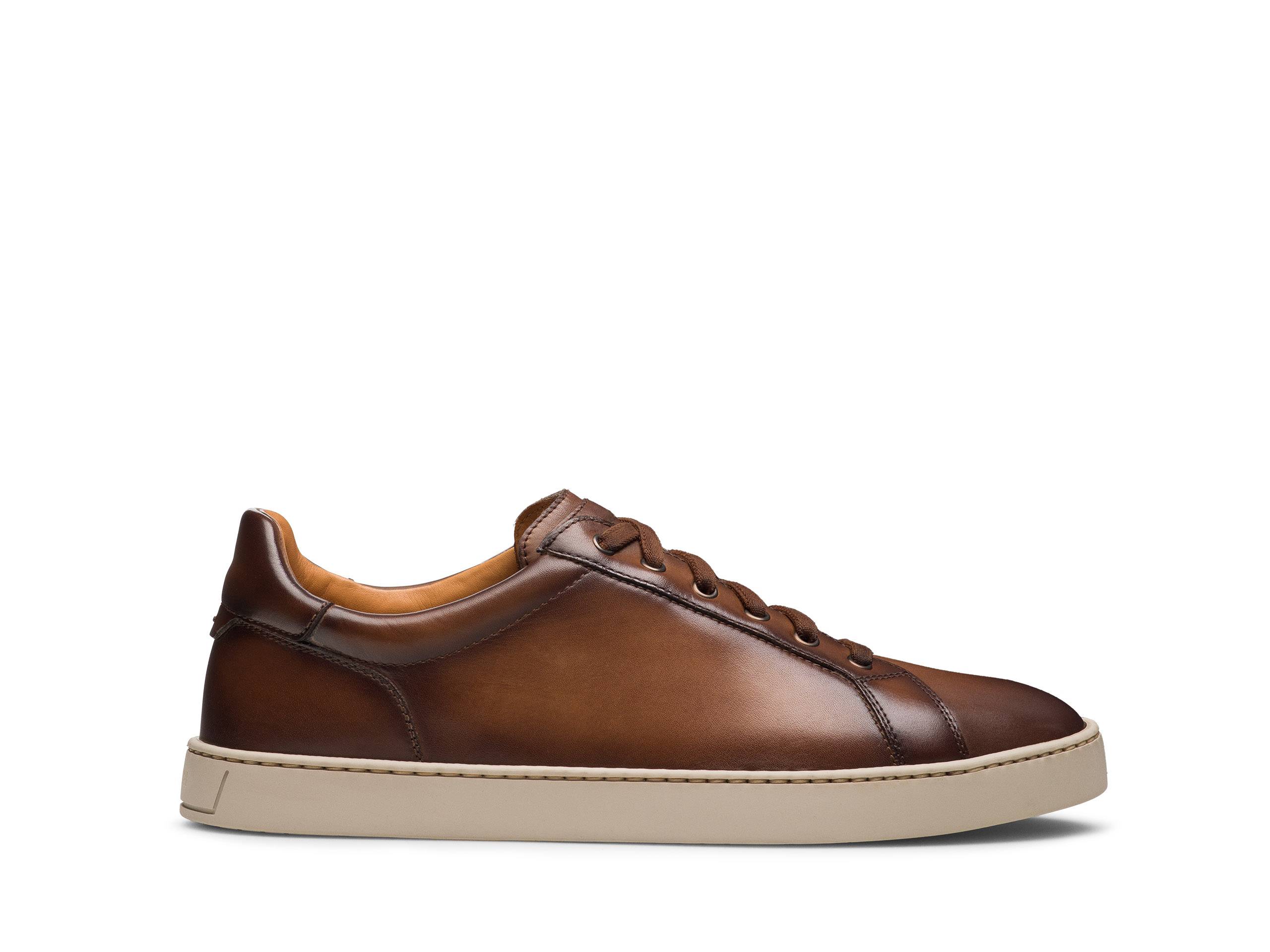 Aero 21 - Brown leather sneakers