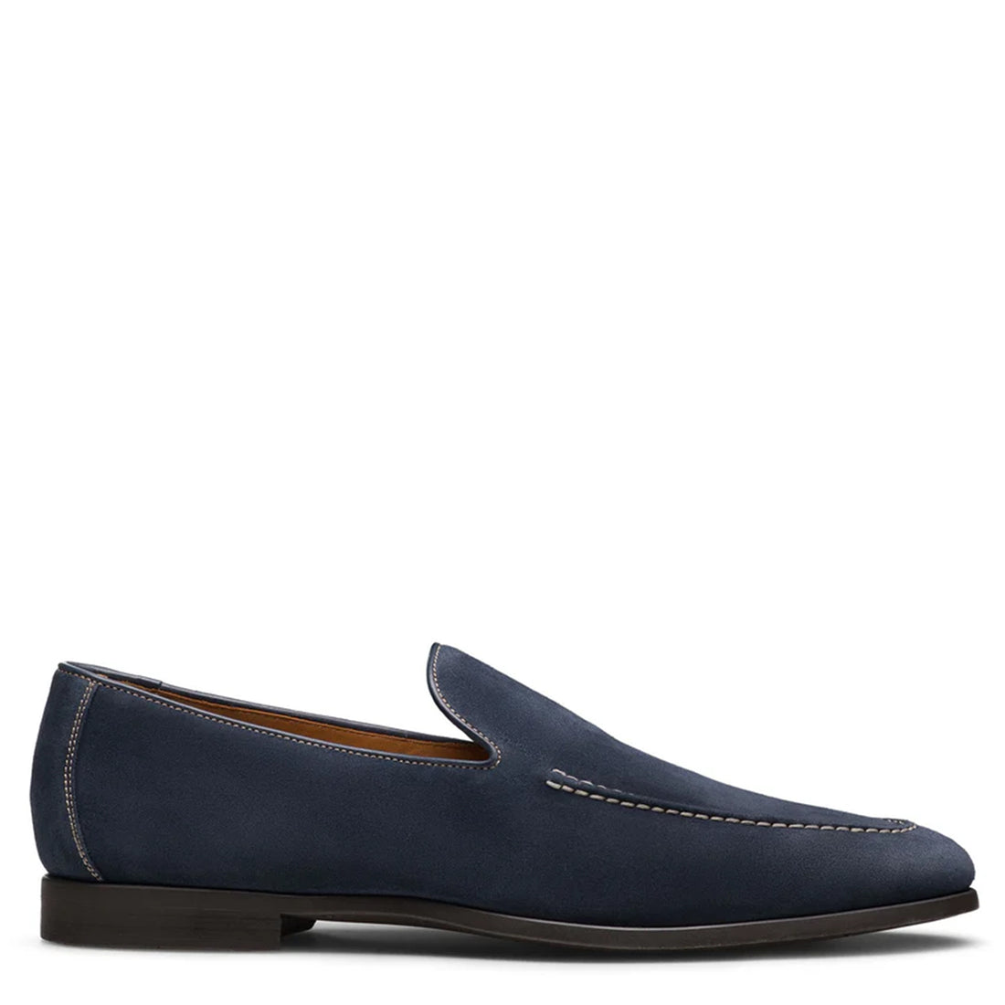ANTONY | NAVY BLUE SUEDE LOAFERS