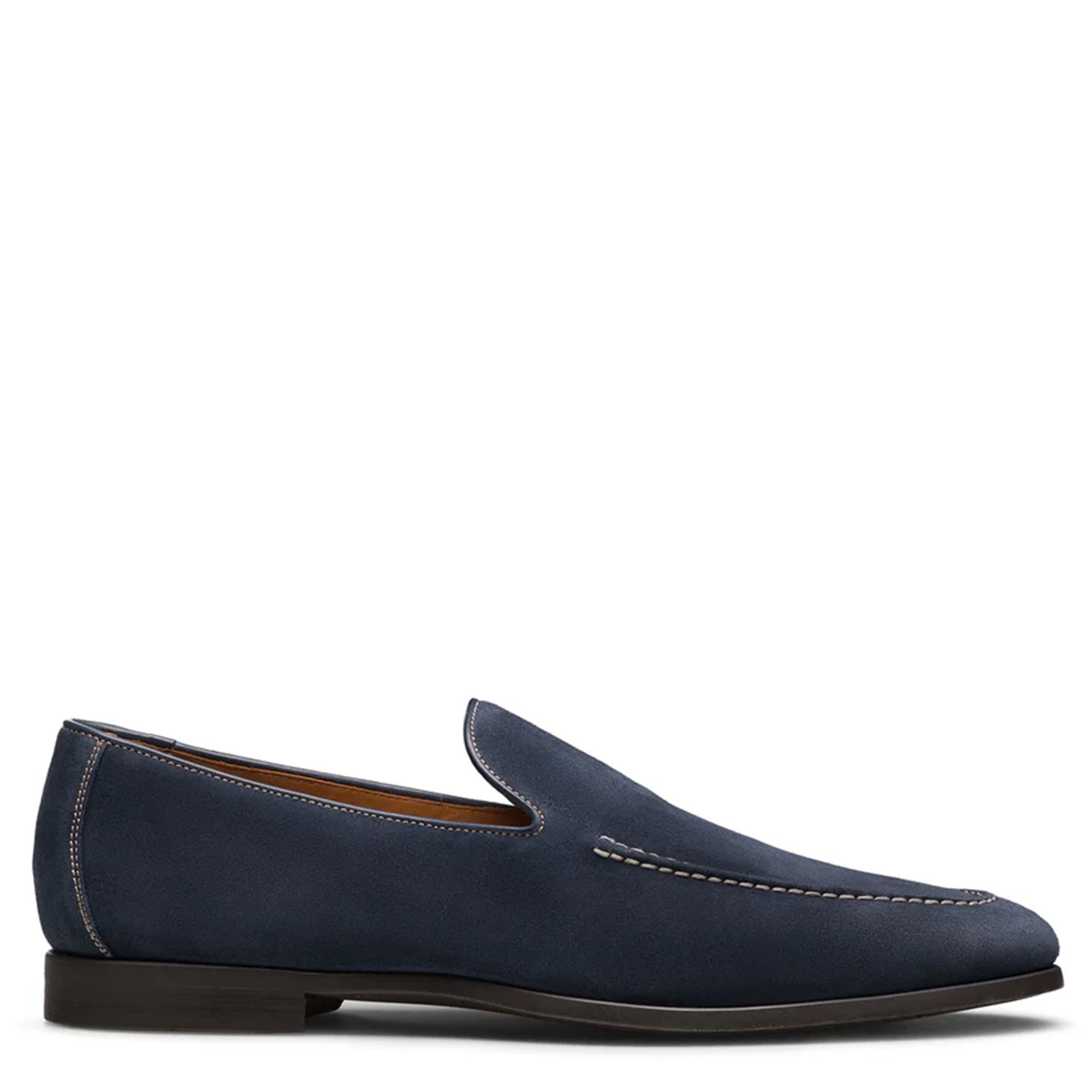 ANTONY | NAVY BLUE SUEDE LOAFERS