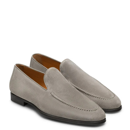 ANTONY | STONE GREY SUEDE LOAFERS