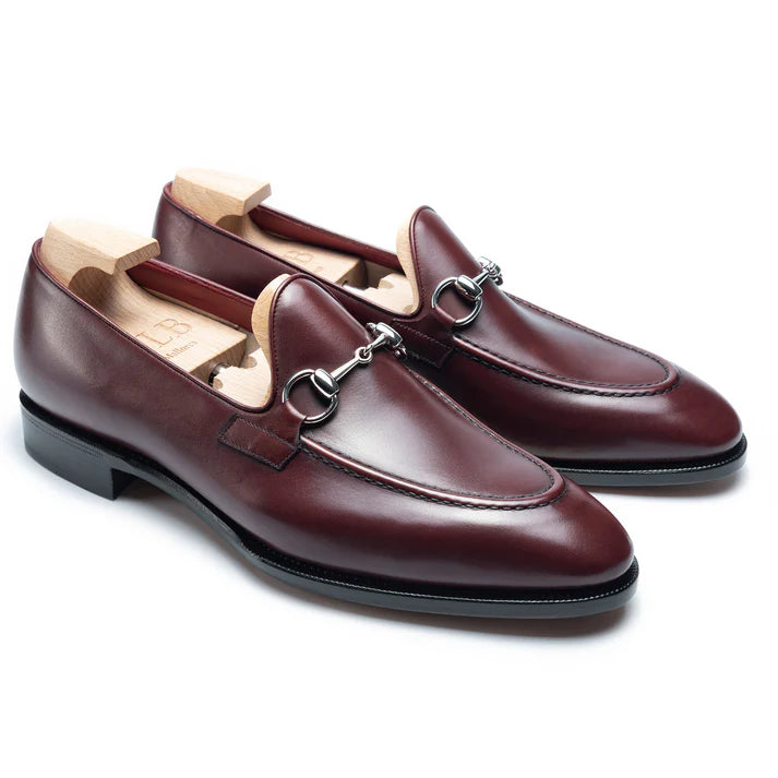 SALVIO | CHERRY HORSEBIT LOAFERS