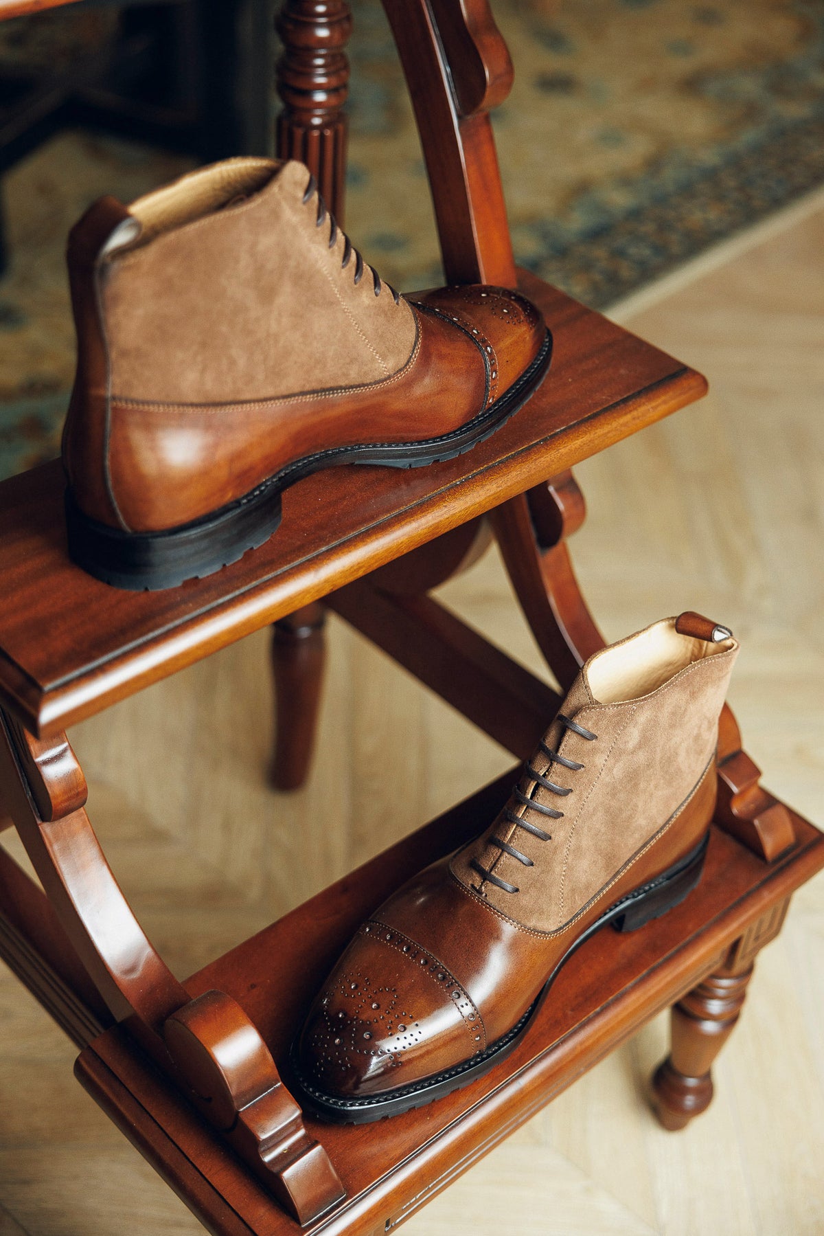 ED191 | COGNAC BALMORAL BOOTS