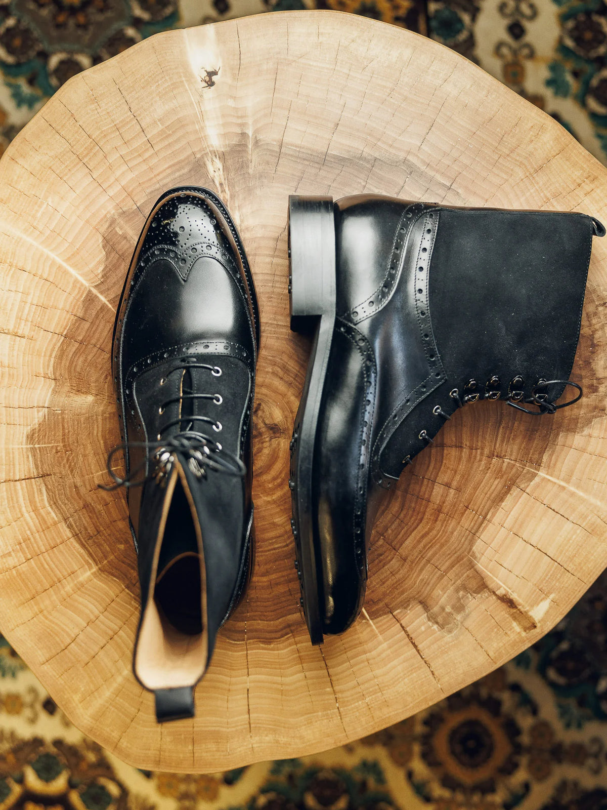 ED193 | BLACK BROGUE BALMORAL