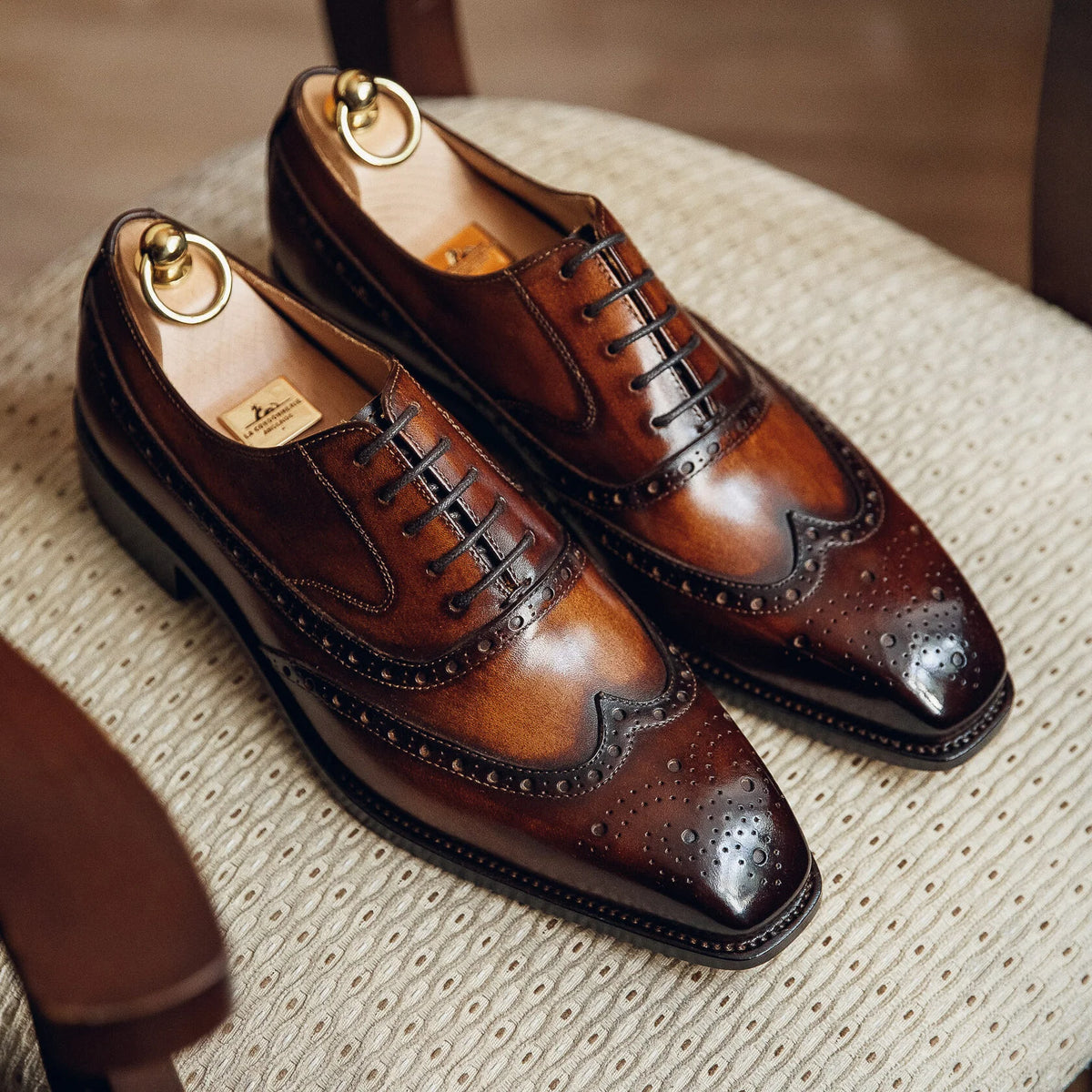 ED157 | BROWN WINGTIP OXFORDS