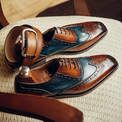 COMBINED BROWN OXFORDS | PATINA FINISH